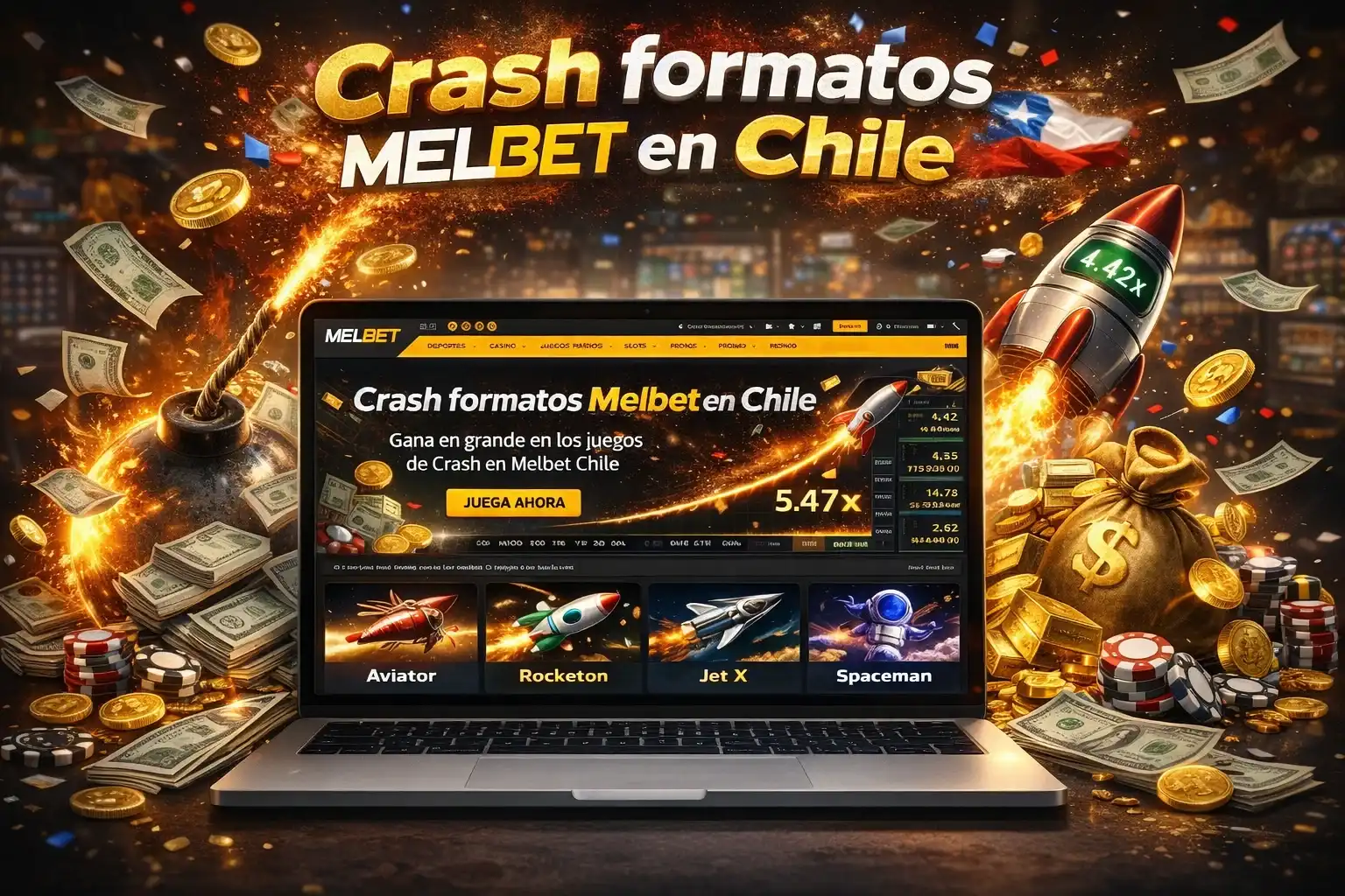 Juega ahora Crash game Chile