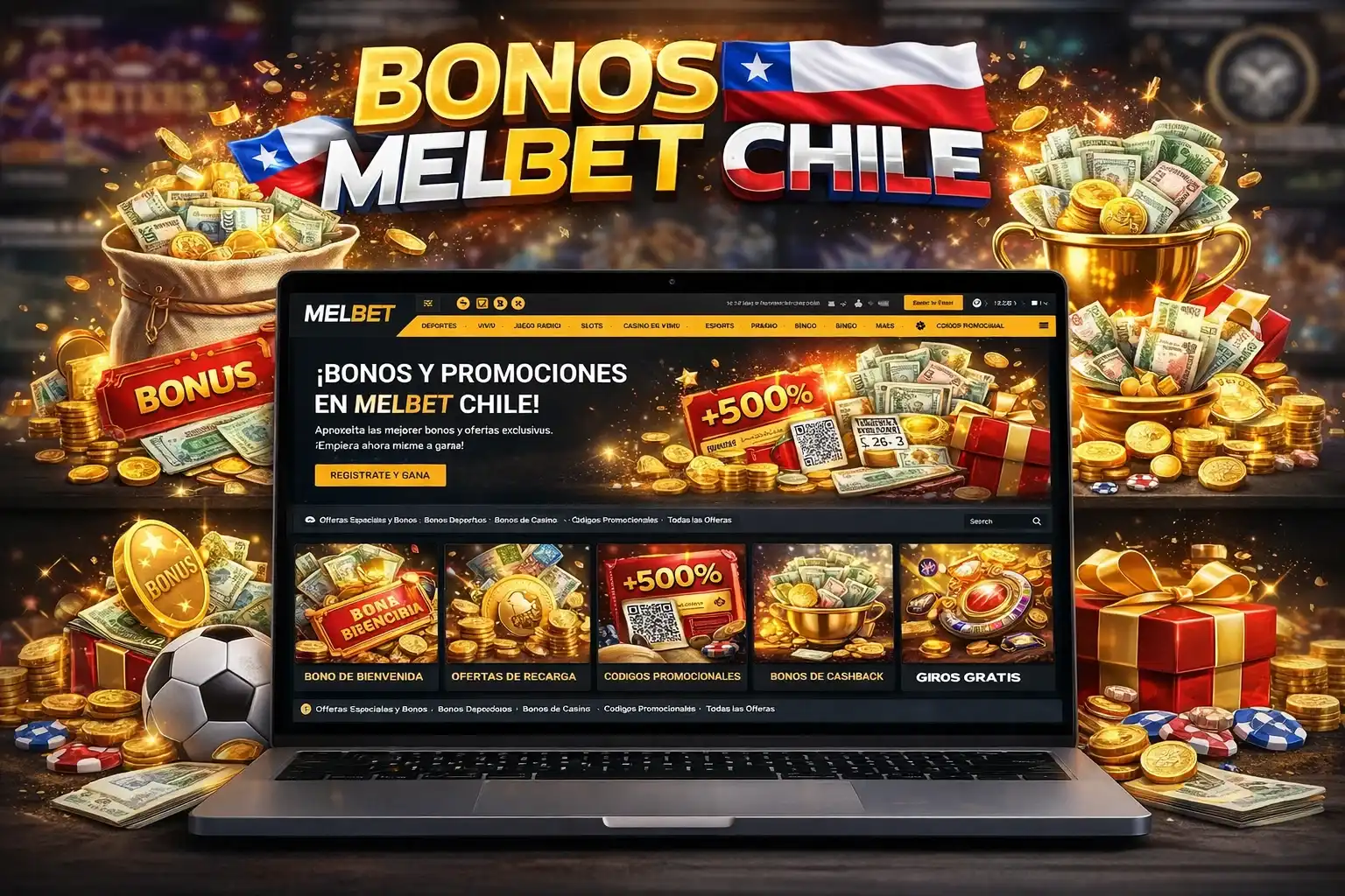Bonos Melbet Chile y códigos promocionales