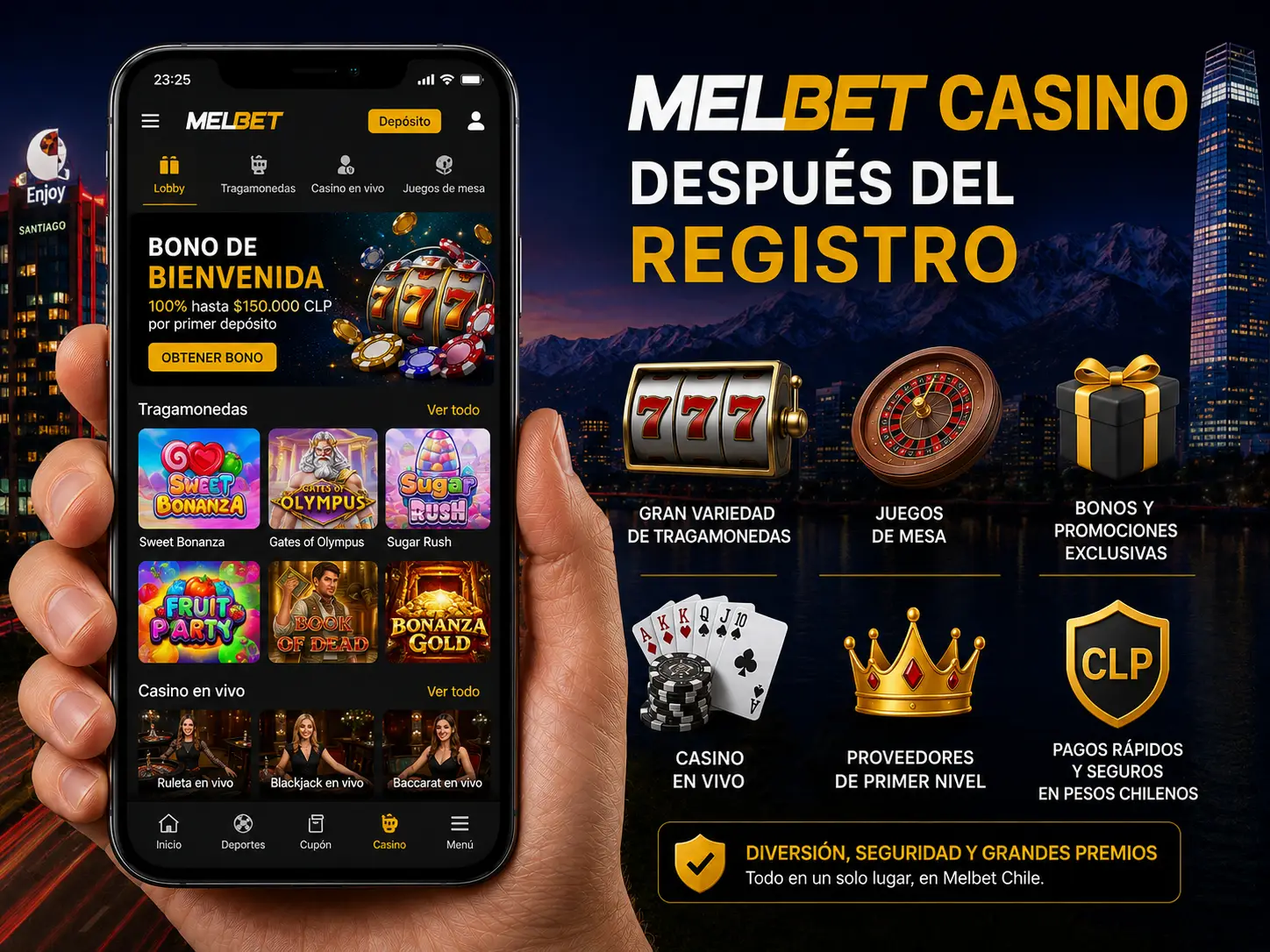 Acceso a Melbet Casino tras Crear la Cuenta