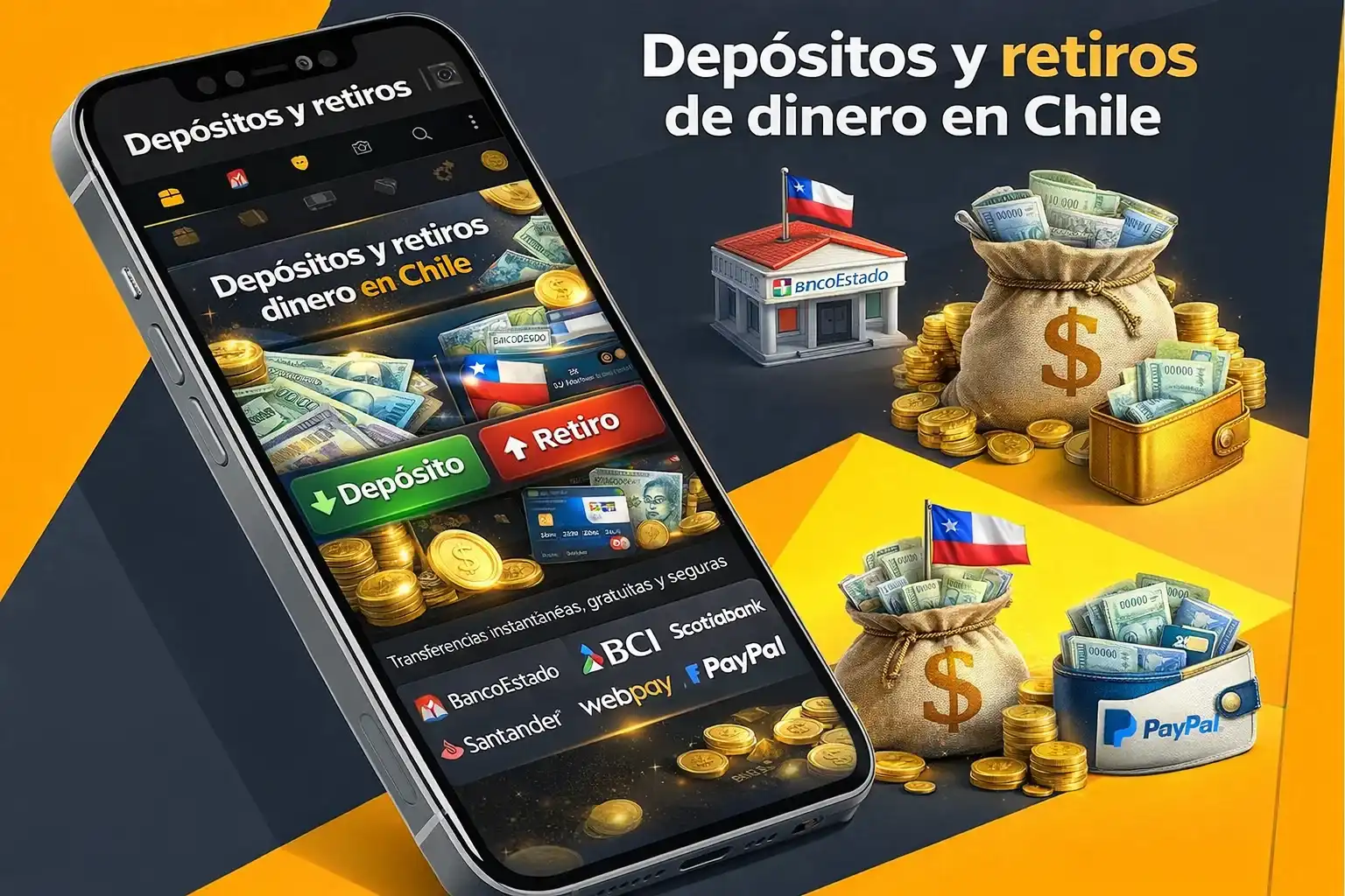 Depósitos y retiros en Chile Melbet