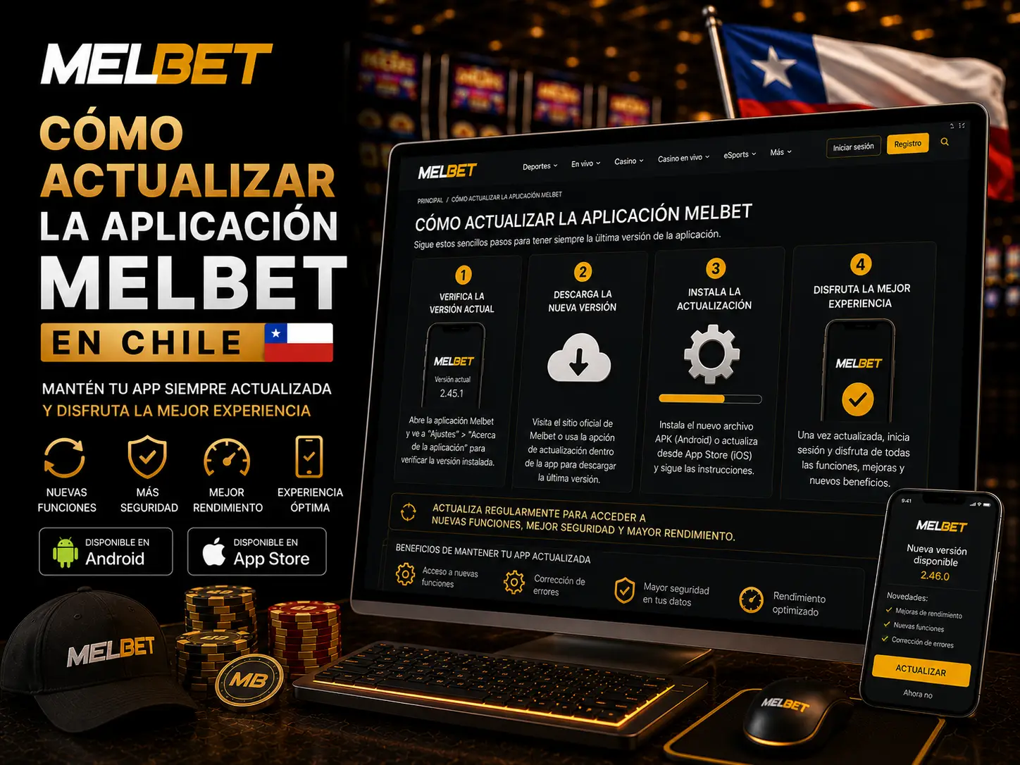 Cómo Actualizar la Aplicación Melbet