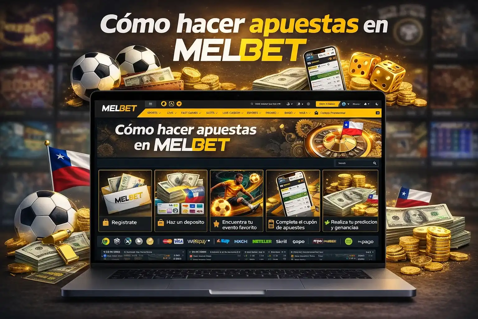Cómo hacer apuestas en Melbet