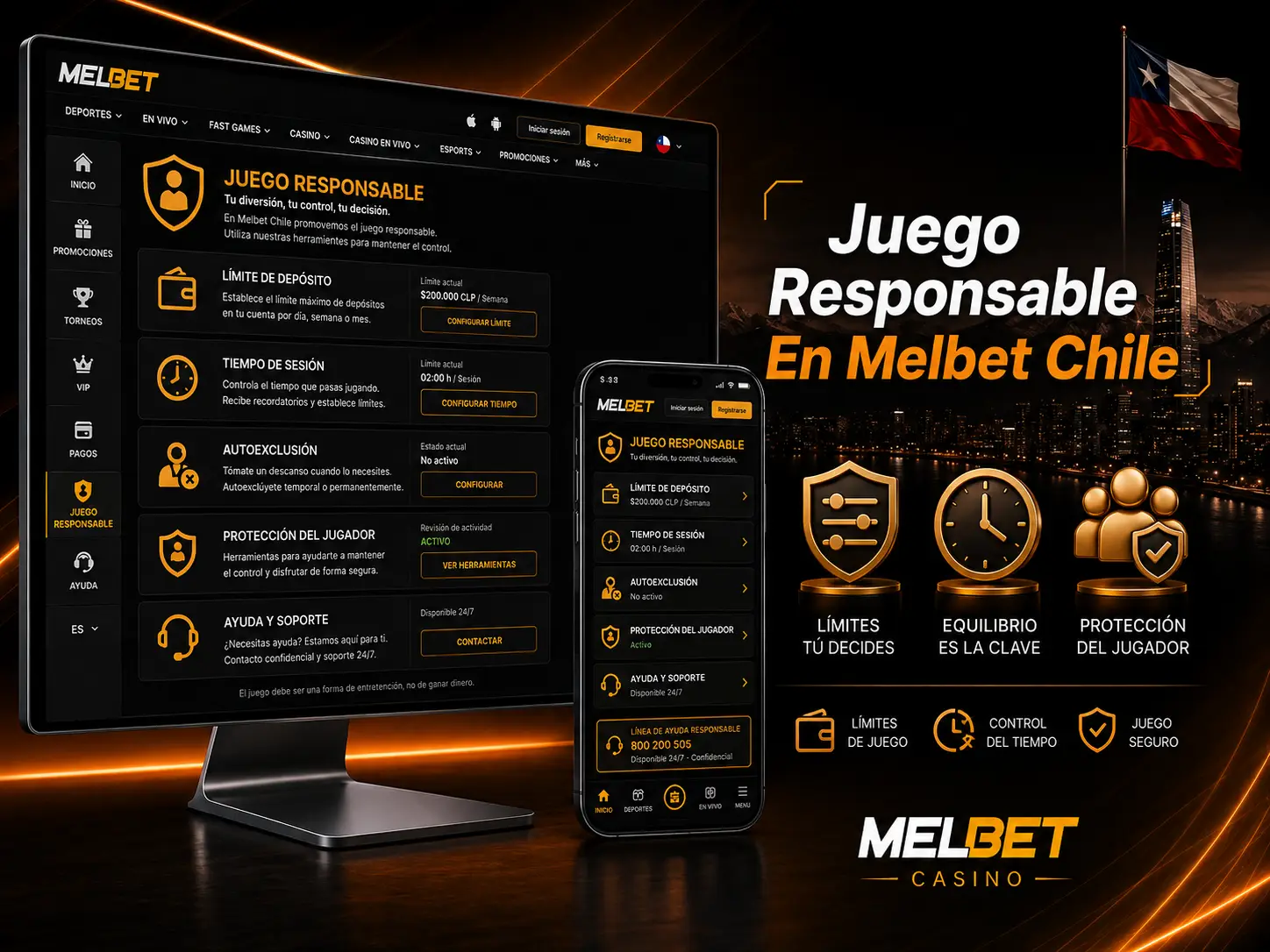 Juego Responsable En Melbet Chile