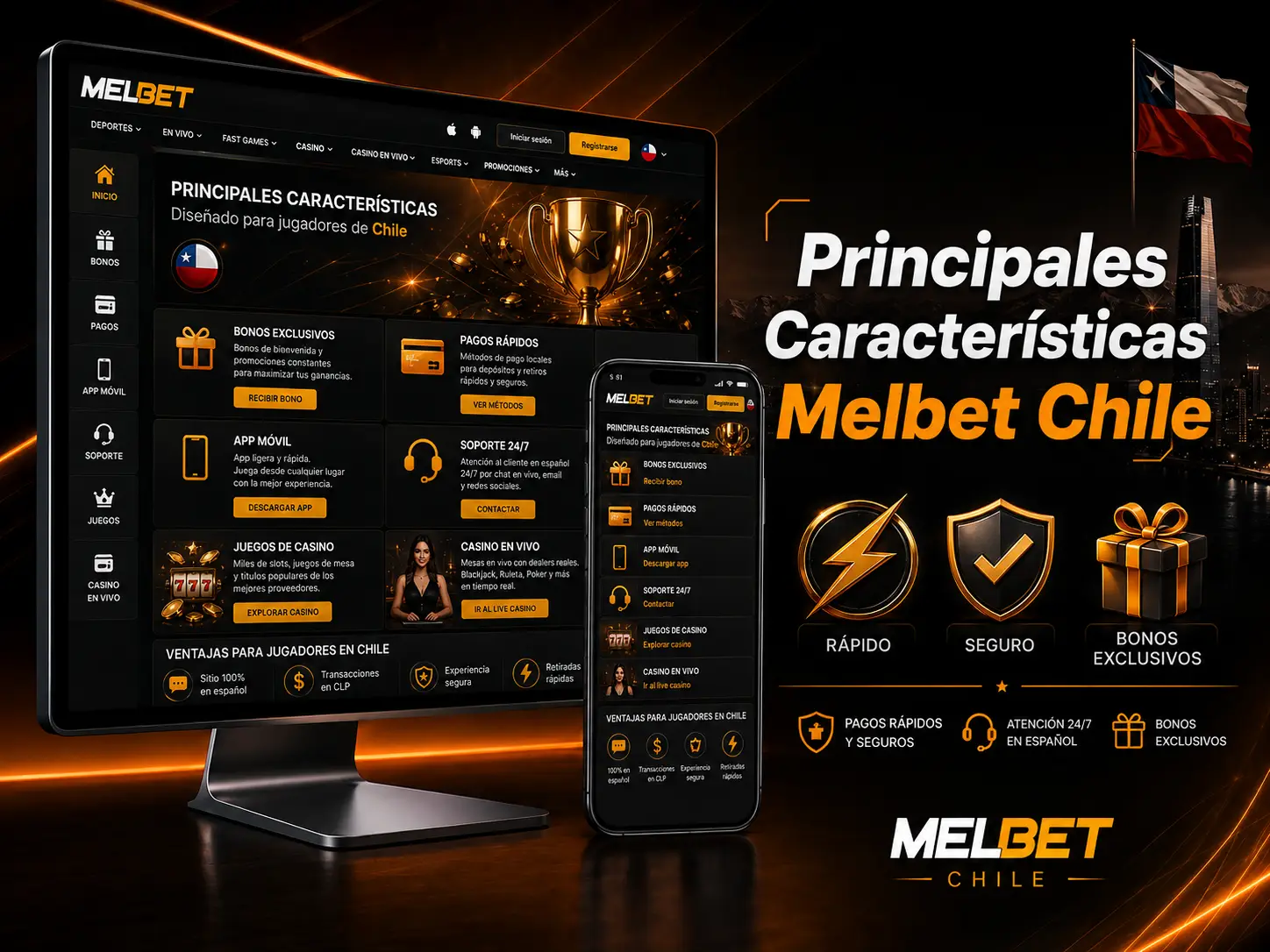 Principales Características De Melbet Chile