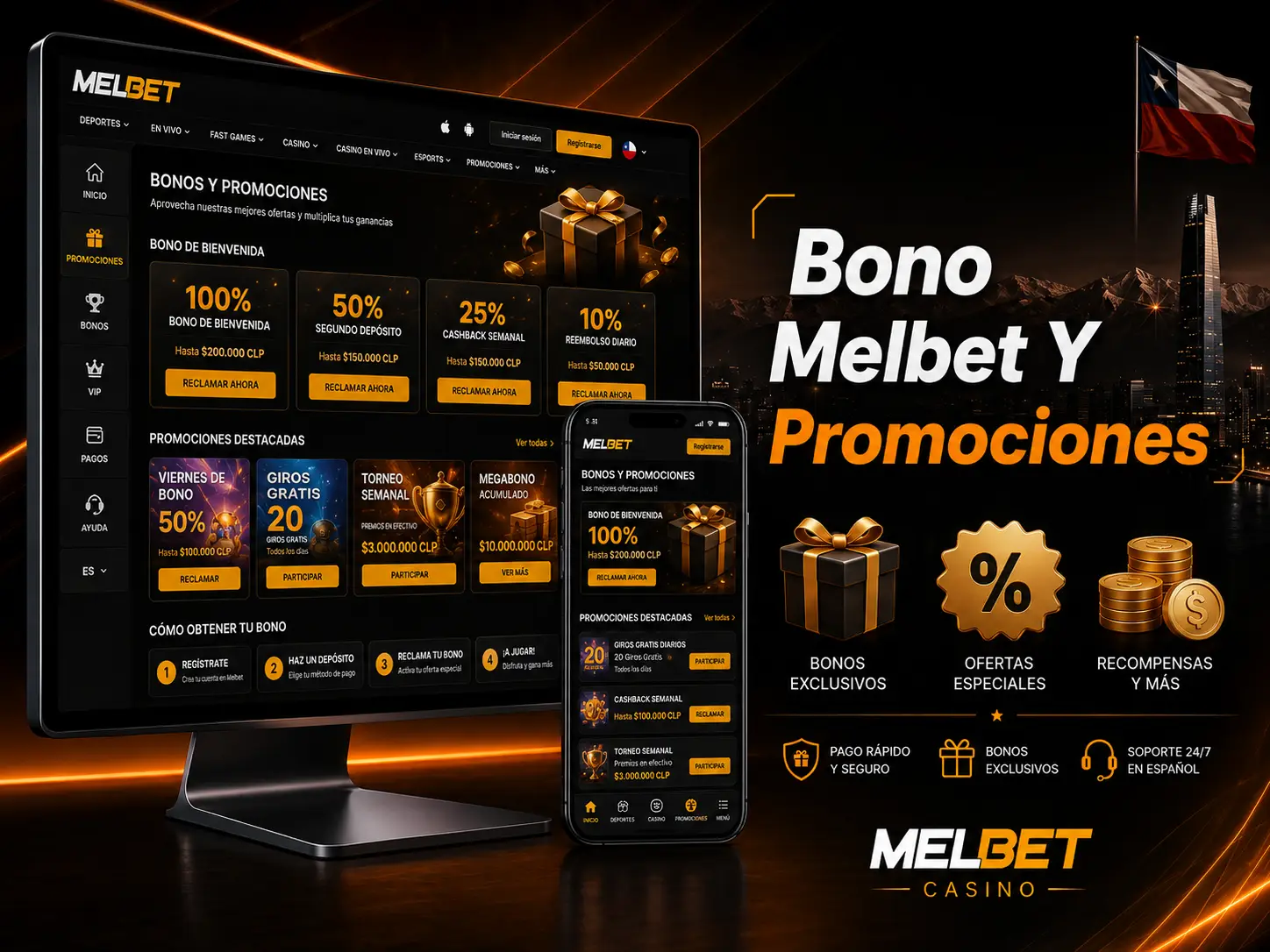 Bono Melbet Y Promociones Para Usuarios De Chile